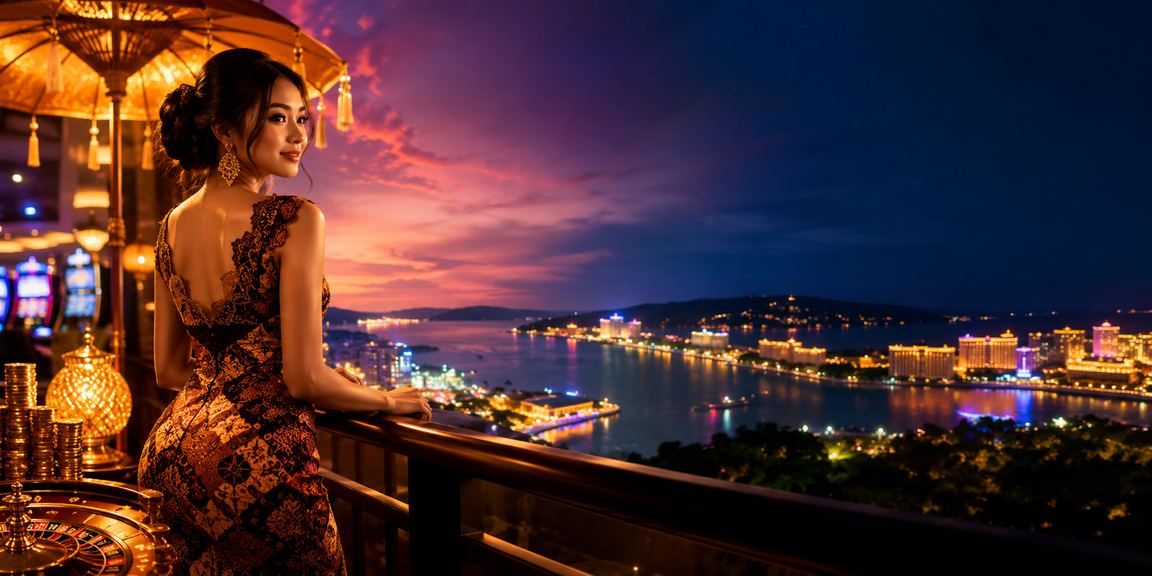 Model Vietnam memperlihatkan layar taruhan casino dengan antarmuka modern